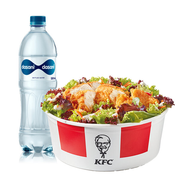KFC Salad & Water