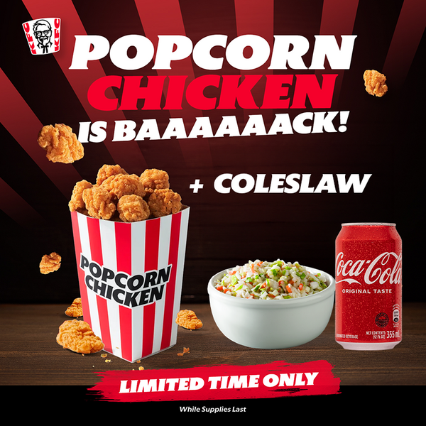 Popcorn Chicken Meal Deal - Coleslaw