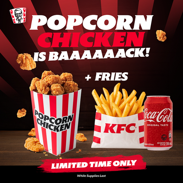 Popcorn Chicken Meal Deal - Fries